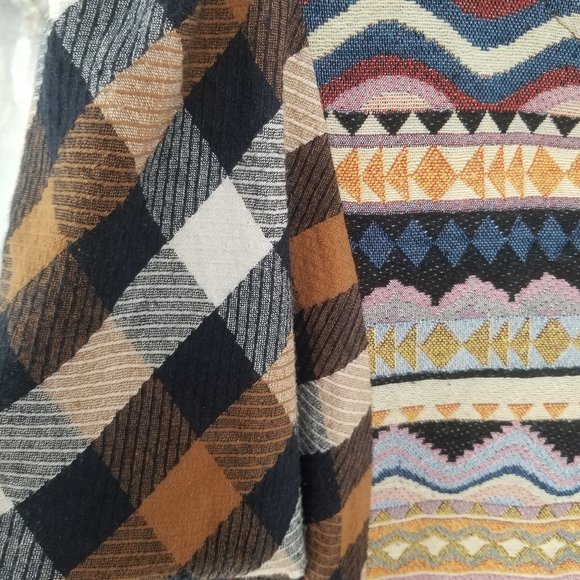 🌵 Hayden Los Angeles Plaid Tribal Dress 1XL - Picture 7 of 8